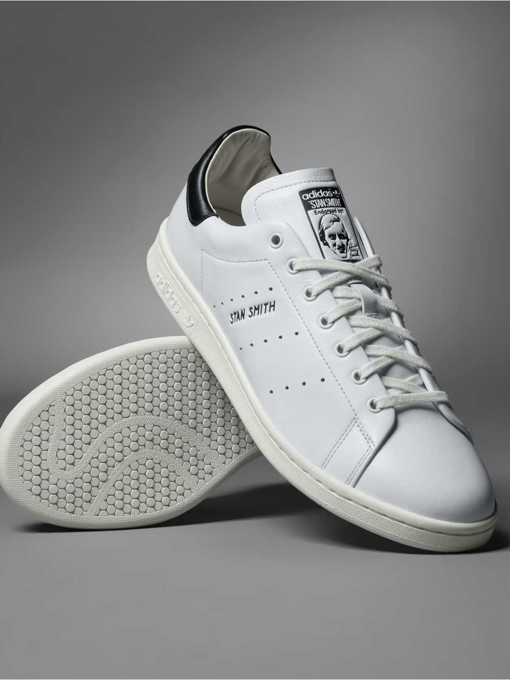 adidas Stan Smith Lux White Leather Sneakers NWOB 11